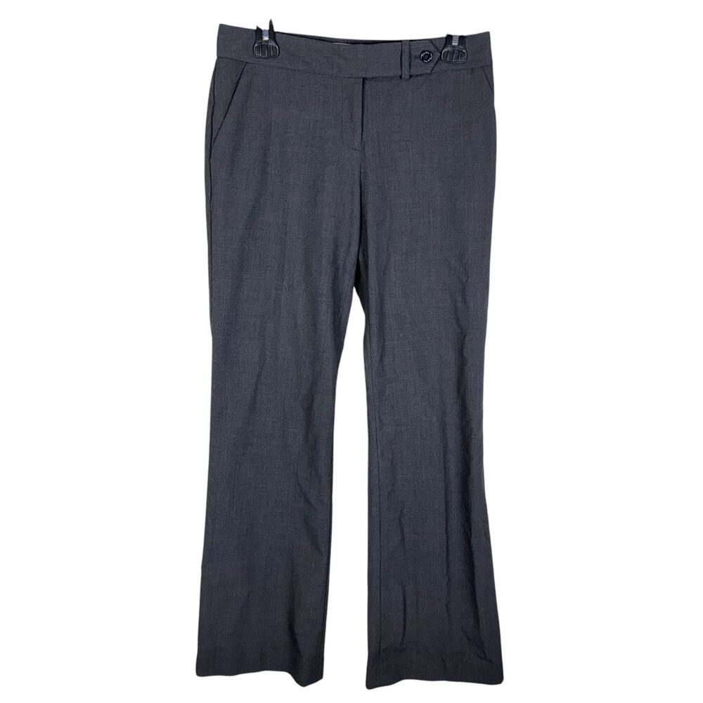 Calvin Klein Pants Womens 30W Gray Stretch Classic‎ Fit Mid-Rise Bootcut Leg